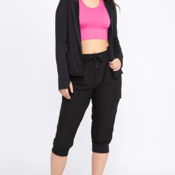 🆕 BNWT WAREHOUSE ONE CAPRI JOGGERS 🆕 - Picture 1 of 4